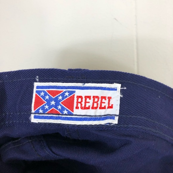 Deadstock 1970s Rebel High Waisted Flared Trousers Sz 32 - Picture 8 of 15